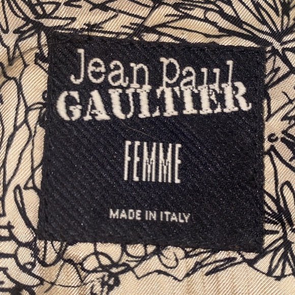 🔥❤️ RARE EUC Jean Paul GAULTIER Femme AEFFE Black Coat - Picture 7 of 12